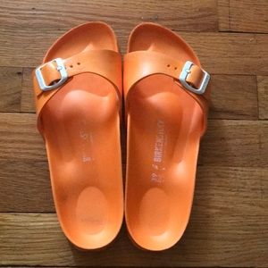 BIRKENSTOCK Madrid EVA sandals, Orange. Size 39